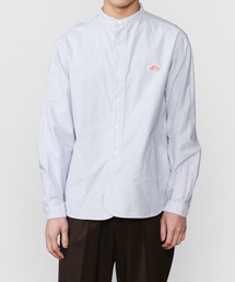 DANTON | DANTON | オックスフォード ストライプバンドカラーシャツ MEN(シャツ/ブラウス)