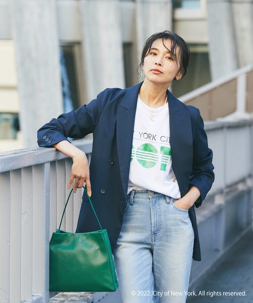 RIVE DROITE(リヴドロワ)の「BASICレザーワンハンドルバッグ(トートバッグ・レディース・ブラック/グリーン・FREE)」の12枚目の写真