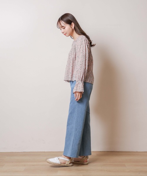 flower（フラワー）の「タイニーバギーパンツ（その他パンツ・レディース・ブルー・SMALL/MEDIUM）」の2枚目の写真