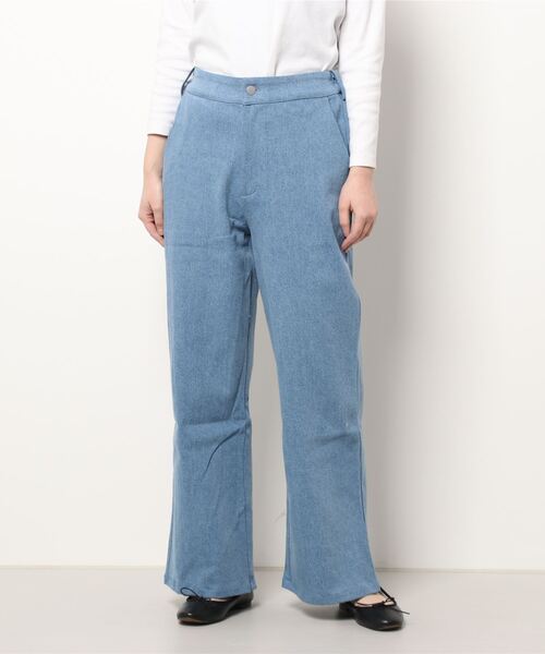 flower（フラワー）の「タイニーバギーパンツ（その他パンツ・レディース・ブルー・SMALL/MEDIUM）」の19枚目の写真