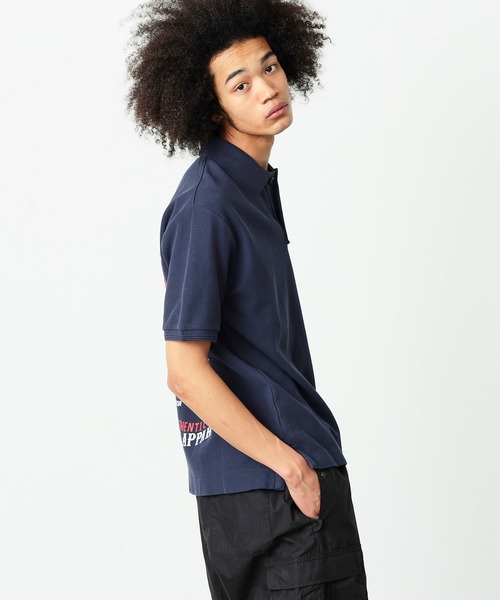 Alpha Industries(アルファインダストリーズ)の「ミリタリープリントポロシャツ(ポロシャツ・メンズ・ホワイト/ブラック/ネイビー・MEDIUM/LARGE/X-LARGE)」の8枚目の写真