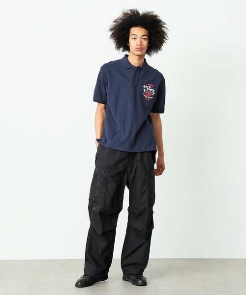 Alpha Industries(アルファインダストリーズ)の「ミリタリープリントポロシャツ(ポロシャツ・メンズ・ホワイト/ブラック/ネイビー・MEDIUM/LARGE/X-LARGE)」の11枚目の写真