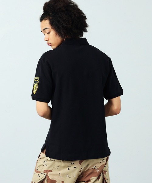 Alpha Industries(アルファインダストリーズ)の「ミリタリープリントポロシャツ(ポロシャツ・メンズ・ホワイト/ブラック/ネイビー・MEDIUM/LARGE/X-LARGE)」の17枚目の写真