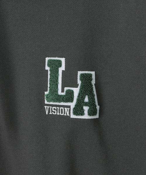 B.C STOCK(ベーセーストック)の「【VISION / ビジョン】別注 BB LOGO SWEAT フーディ(パーカー・メンズ・グリーン/ホワイト系その他/ブラック系その他・MEDIUM/LARGE)」の10枚目の写真