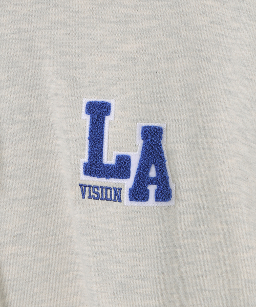 B.C STOCK(ベーセーストック)の「【VISION / ビジョン】別注 BB LOGO SWEAT フーディ(パーカー・メンズ・グリーン/ホワイト系その他/ブラック系その他・MEDIUM/LARGE)」の11枚目の写真