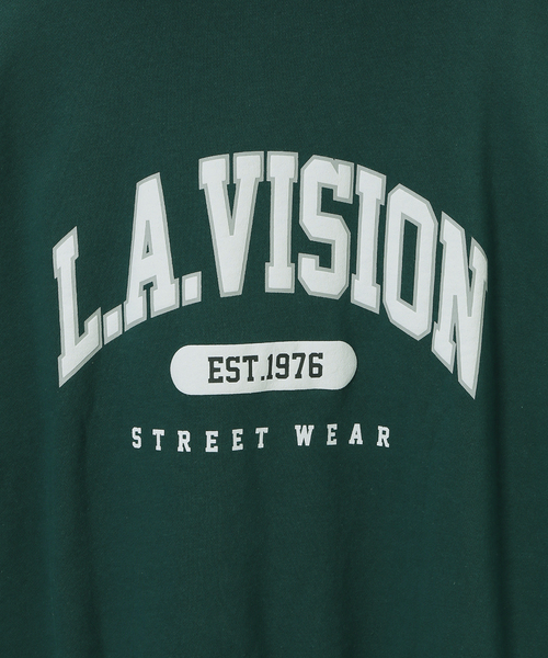 B.C STOCK(ベーセーストック)の「【VISION / ビジョン】別注 BB LOGO SWEAT フーディ(パーカー・メンズ・グリーン/ホワイト系その他/ブラック系その他・MEDIUM/LARGE)」の15枚目の写真