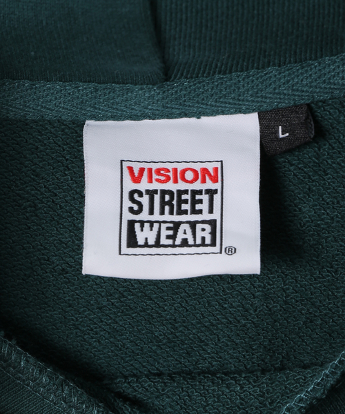 B.C STOCK(ベーセーストック)の「【VISION / ビジョン】別注 BB LOGO SWEAT フーディ(パーカー・メンズ・グリーン/ホワイト系その他/ブラック系その他・MEDIUM/LARGE)」の18枚目の写真