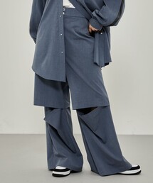 CITY TOKYO（シティトウキョウ）の「レイヤードワイドパンツ（その他パンツ）」