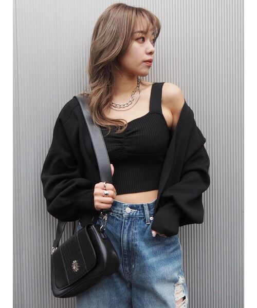 EVRIS（エヴリス）の「スリムショルダーBAG（ショルダーバッグ・レディース・ブラック/ブルー/アイボリー・FREE）」の18枚目の写真