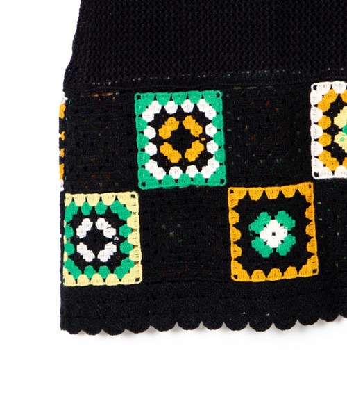 WEGO（ウィゴー）の「WEGO/クロシェニットキャミワンピ（ワンピース・レディース・ブラック・FREE）」の13枚目の写真