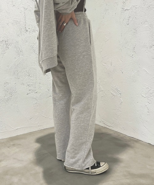 apres jour mignon(アプレジュールミニョン)の「スウェットロングパンツ【SETUP着用可能】【ZOZOTOWN限定アイテム】(スウェットパンツ・レディース・杢グレー/グリーン/ブラック/ナチュラル・SMALL/X-LARGE/MEDIUM)」の12枚目の写真