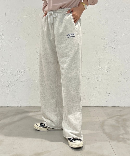 apres jour mignon(アプレジュールミニョン)の「スウェットロングパンツ【SETUP着用可能】【ZOZOTOWN限定アイテム】(スウェットパンツ・レディース・杢グレー/グリーン/ブラック/ナチュラル・SMALL/X-LARGE/MEDIUM)」の17枚目の写真
