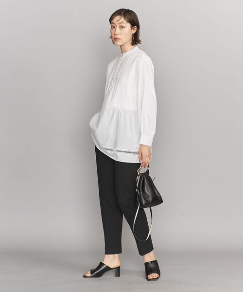 BEAUTY&YOUTH UNITED ARROWS（ビューティーアンドユースユナイテッドアローズ）の「BY バックゴム ストレート イージーパンツ -ウォッシャブル-（その他パンツ・レディース・ロイヤルブルー/ベージュ/ブラック・M/S）」の8枚目の写真