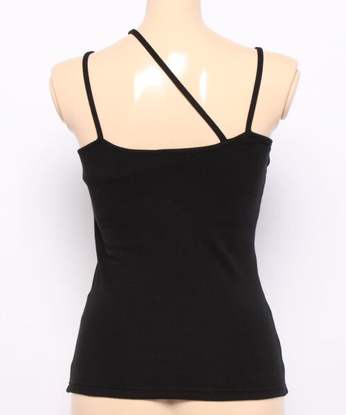 KOBE LETTUCE(コウベレタス)の「カップ付きデザインキャミソール(キャミソール・レディース・ブラック/アイボリー/モカ/テラコッタ・FREE)」の6枚目の写真