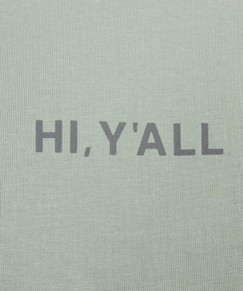 SHOO・LA・RUE（シューラルー）の「◆USAコットンプリントロンT（Tシャツ/カットソー・レディース・ブラック/ホワイト系その他/ホワイト系その他4/ベージュ系その他2/ホワイト系/ライトグリーン系・02/03/04）」の20枚目の写真