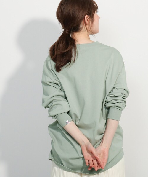 SHOO・LA・RUE（シューラルー）の「◆USAコットンプリントロンT（Tシャツ/カットソー・レディース・ブラック/ホワイト系その他/ホワイト系その他4/ベージュ系その他2/ホワイト系/ライトグリーン系・02/03/04）」の22枚目の写真