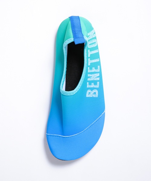 BENETTON (UNITED COLORS OF BENETTON)（ベネトンユナイテッドカラーズオブベネトン）の「【BENETTON:ベネトン】レディースグラデーションアクアシューズ  マリンシューズ（サンダル・レディース・ブルー/ミント/ピンク/パープル・LARGE/MEDIUM）」の18枚目の写真