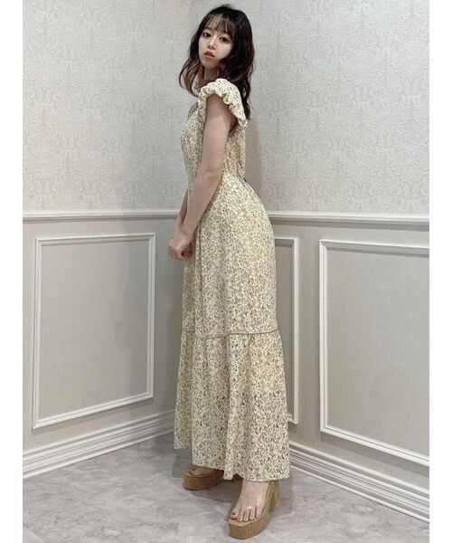 dazzlin（ダズリン）の「ギャザーバルーンレースワンピース