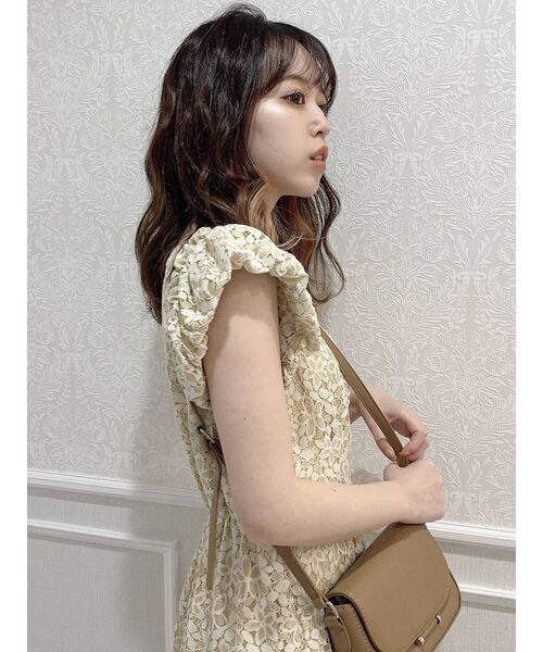 新品タグ付き♡ブルマリン レースワンピース 38 リボン 23.8万 新品タグ付き♡ブルマリン レースワンピース 38 リボン 23.8万