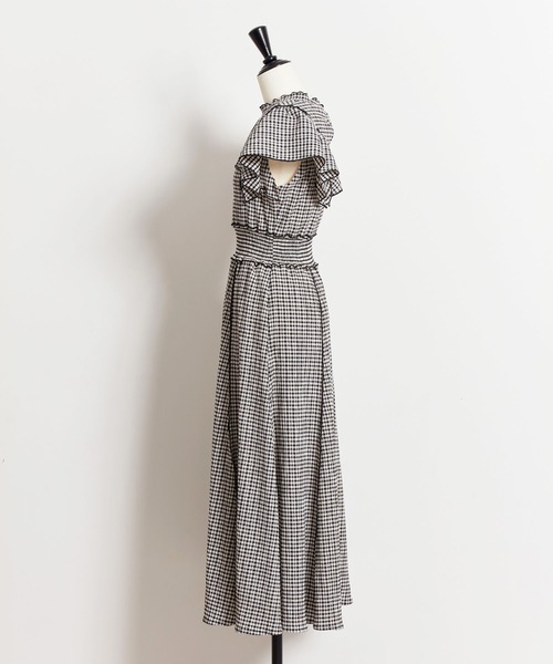 NOELA(ノエラ)の「【WEB限定】メロー切替ワンピース(ワンピース・レディース・ベージュ/その他1/ブラック・M/S)」の22枚目の写真