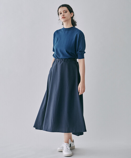 Bshop（ビショップ）の「MEYAME | コットンニット ハーフスリーブTシャツ WOMEN（ニット/セーター・レディース・ネイビー/レッド/ライトブルー/ブラック/イエロー/Nat・FREE）」の20枚目の写真