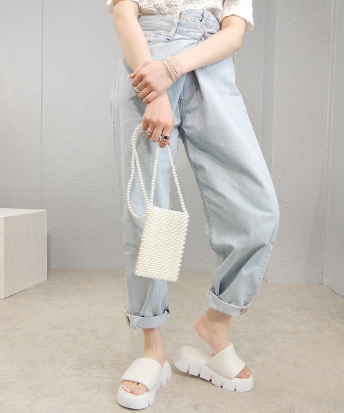 alala（アララ）の「厚底シャークソールクッションスポサン　◇（サンダル・レディース・ブラック/グリーン/アイボリー・LL/S/M/L）」の12枚目の写真