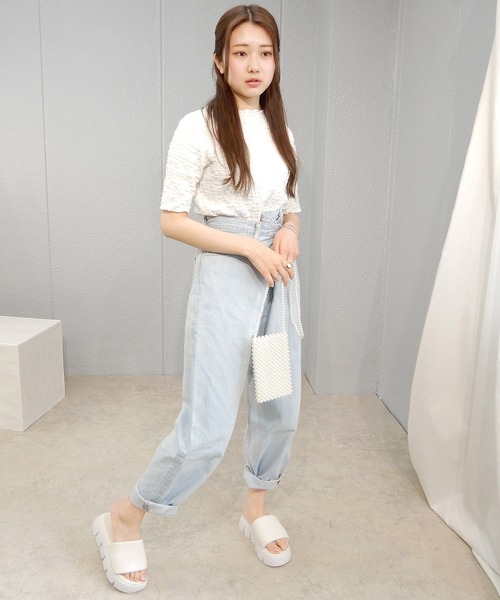 alala（アララ）の「厚底シャークソールクッションスポサン　◇（サンダル・レディース・ブラック/グリーン/アイボリー・LL/S/M/L）」の11枚目の写真