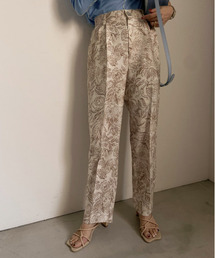 Ameri | MILA LINEN LIKE TAPERED PANTS(スラックス)