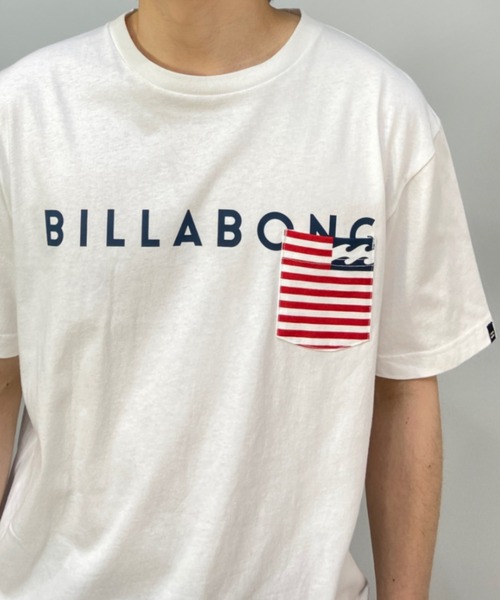 BILLABONG（ビラボン）の「BILLABONG/ビラボン レギュラーフィット クルーネック ポケットTシャツ BC011-229（Tシャツ/カットソー・メンズ・ホワイト/ブラック/グリーン/ホワイト系その他・S/M/L/XL）」の16枚目の写真