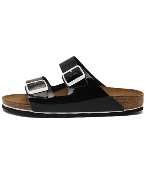BIRKENSTOCK(ビルケンシュトック)の「■Oggi8月/DRESS・SEDA7月号掲載■ARIZONA NL Black Patent(UNISEX)(サンダル・メンズ・ブラック×ホワイト・43/40/42/41/39)」の14枚目の写真
