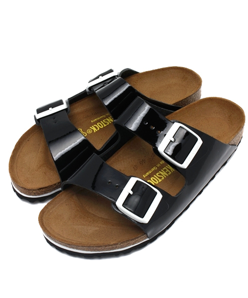 BIRKENSTOCK(ビルケンシュトック)の「■Oggi8月/DRESS・SEDA7月号掲載■ARIZONA NL Black Patent(UNISEX)(サンダル・メンズ・ブラック×ホワイト・43/40/42/41/39)」の16枚目の写真