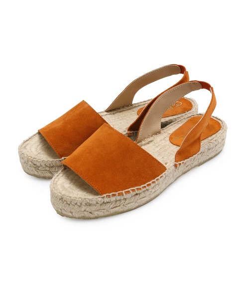 Calzanor（カルザノール）の「【Calzanor for SALON】ウェッジソールサンダル（サンダル・レディース・キャメル/オレンジ・35/36/37/38）」の7枚目の写真