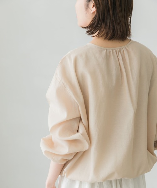 かぐれ（カグレ）の「スラブローンカーディガン（カーディガン/ボレロ・レディース・ブラック/ベージュ/ブルー・FREE）」の14枚目の写真