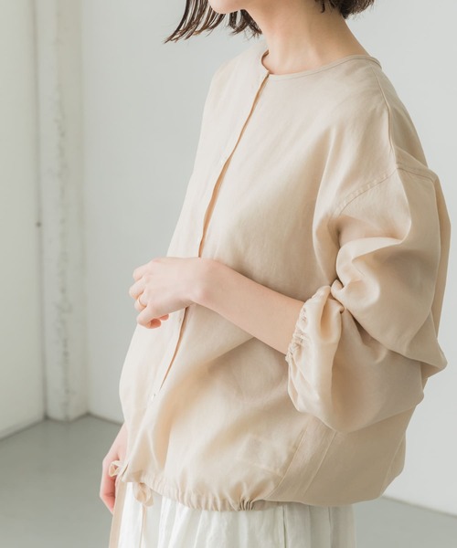 かぐれ（カグレ）の「スラブローンカーディガン（カーディガン/ボレロ・レディース・ブラック/ベージュ/ブルー・FREE）」の19枚目の写真