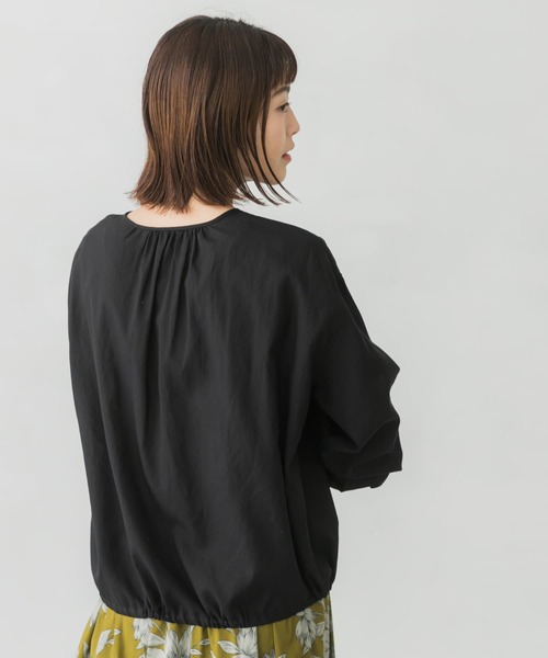 かぐれ（カグレ）の「スラブローンカーディガン（カーディガン/ボレロ・レディース・ブラック/ベージュ/ブルー・FREE）」の20枚目の写真