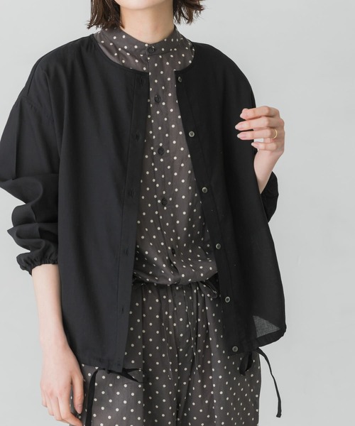 かぐれ（カグレ）の「スラブローンカーディガン（カーディガン/ボレロ・レディース・ブラック/ベージュ/ブルー・FREE）」の21枚目の写真