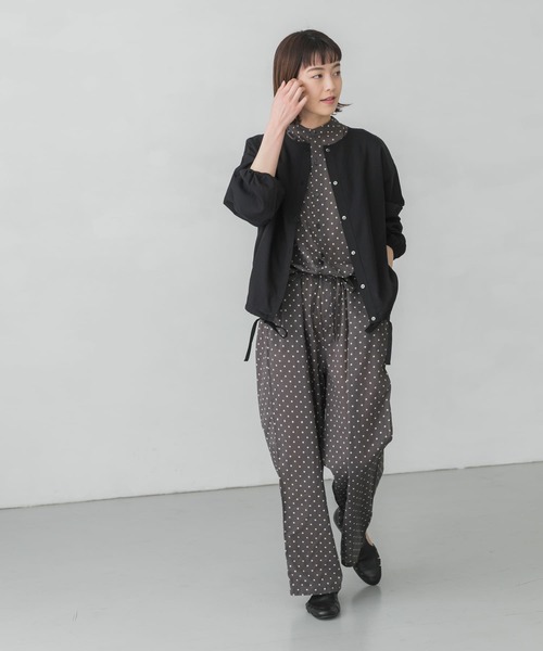 かぐれ（カグレ）の「スラブローンカーディガン（カーディガン/ボレロ・レディース・ブラック/ベージュ/ブルー・FREE）」の12枚目の写真