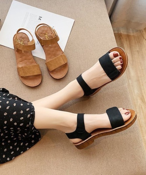 STYLEBLOCK（スタイルブロック）の「ワンラインストラップサンダル（サンダル・レディース・イエロー/ブラック・37/38/39/40/36/35）」の5枚目の写真