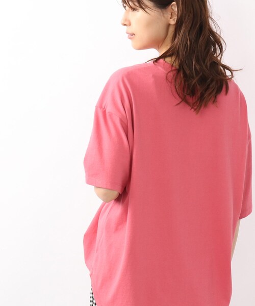 DRESKIP（ドレスキップ）の「◆【遮熱/接触冷感/UVカット】AIR SHIELDオ－バ－サイズTシャツ（Tシャツ/カットソー・レディース・ピンク系/オフホワイト/ライトベージュ/ブラック系2/グレー系その他・02/04/03）」の15枚目の写真