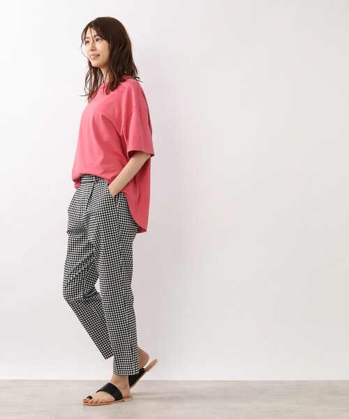 DRESKIP（ドレスキップ）の「◆【遮熱/接触冷感/UVカット】AIR SHIELDオ－バ－サイズTシャツ（Tシャツ/カットソー・レディース・ピンク系/オフホワイト/ライトベージュ/ブラック系2/グレー系その他・02/04/03）」の17枚目の写真