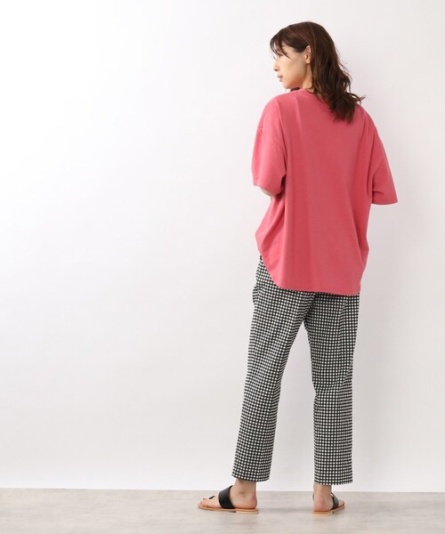 DRESKIP（ドレスキップ）の「◆【遮熱/接触冷感/UVカット】AIR SHIELDオ－バ－サイズTシャツ（Tシャツ/カットソー・レディース・ピンク系/オフホワイト/ライトベージュ/ブラック系2/グレー系その他・02/04/03）」の18枚目の写真