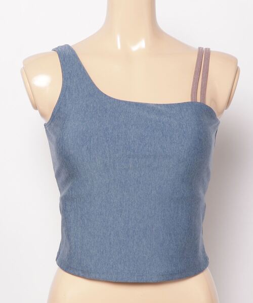 NERGY(ナージー)の「ナージージャパン NERGY メランジカップ付きタンク_(タンクトップ・レディース・ブルー・S/M)」の1枚目の写真