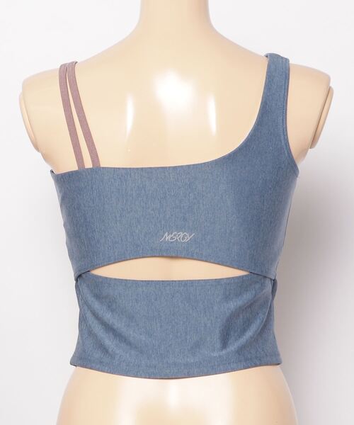 NERGY(ナージー)の「ナージージャパン NERGY メランジカップ付きタンク_(タンクトップ・レディース・ブルー・S/M)」の3枚目の写真