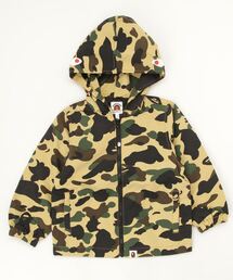 A BATHING APE（アベイシングエイプ）の「1ST CAMO SHARK HOODIE JACKET K（ミリタリージャケット・キッズ）」