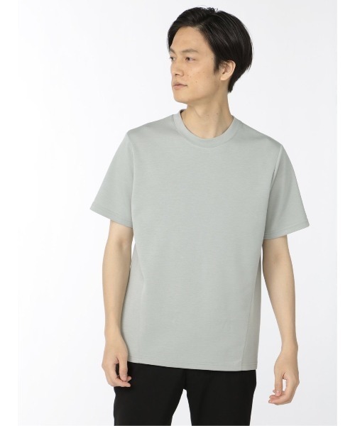 TAKA-Q(タカキュー)の「【ストレッチ 接触冷感 吸汗速乾】タカキュー 「至福」のTシャツ(Tシャツ/カットソー・メンズ・スカイブルー/グリーン/グレー系その他2/キャメル/ホワイト/ベージュ・X-LARGE/LARGE/MEDIUM/S)」の5枚目の写真