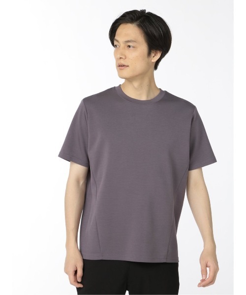TAKA-Q(タカキュー)の「【ストレッチ 接触冷感 吸汗速乾】タカキュー 「至福」のTシャツ(Tシャツ/カットソー・メンズ・スカイブルー/グリーン/グレー系その他2/キャメル/ホワイト/ベージュ・X-LARGE/LARGE/MEDIUM/S)」の3枚目の写真
