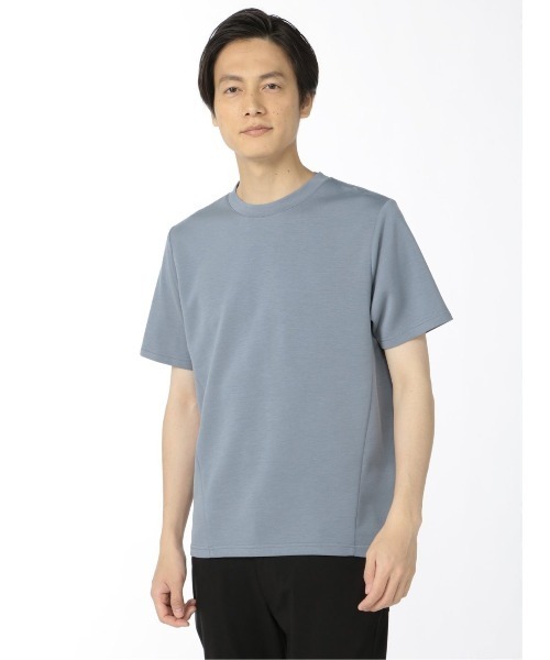 TAKA-Q(タカキュー)の「【ストレッチ 接触冷感 吸汗速乾】タカキュー 「至福」のTシャツ(Tシャツ/カットソー・メンズ・スカイブルー/グリーン/グレー系その他2/キャメル/ホワイト/ベージュ・X-LARGE/LARGE/MEDIUM/S)」の6枚目の写真