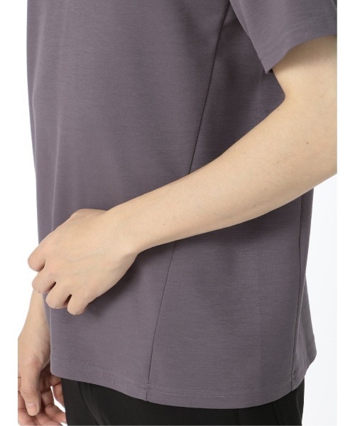 TAKA-Q(タカキュー)の「【ストレッチ 接触冷感 吸汗速乾】タカキュー 「至福」のTシャツ(Tシャツ/カットソー・メンズ・スカイブルー/グリーン/グレー系その他2/キャメル/ホワイト/ベージュ・X-LARGE/LARGE/MEDIUM/S)」の15枚目の写真
