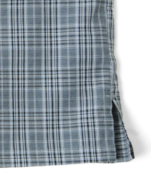 GLAZOS（グラソス）の「アソートチェック・オーバーサイズ刺繍ロゴ半袖シャツ（シャツ/ブラウス・キッズ・ブラック/グレー・170cm/140cm/150cm/160cm/130cm）」の14枚目の写真