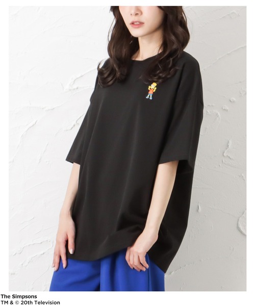 Mac-House(マックハウス)の「The Simpsons ザ・シンプソンズ アソートTシャツ(Tシャツ/カットソー・レディース・ブラック/ブルーグリーン/ホワイト/パープル/ホワイト系1・フリー)」の4枚目の写真
